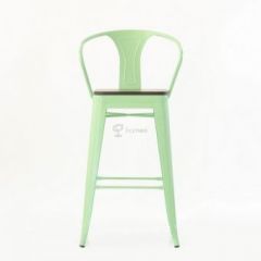 Барное кресло Barneo N-244 Tolix Wood Style в Сысерти - sysert.mebel24.online | фото 2