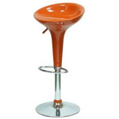 Барный стул Barneo N-100 Bomba оранжевый глянец в Сысерти - sysert.mebel24.online | фото