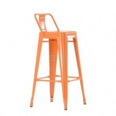 Барный стул Barneo N-242 Tolix Style 2003 Оранжевый в Сысерти - sysert.mebel24.online | фото