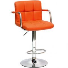 Барный стул Barneo N-69 Kruger Arm Оранжевый в Сысерти - sysert.mebel24.online | фото