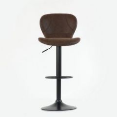Барный стул Barneo N-86 Time / Black / VPU Brown Vintage коричневый винтаж PK970-18 в Сысерти - sysert.mebel24.online | фото 3
