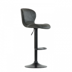 Барный стул Barneo N-86 Time / Black / VPU Dark Gray Vintage серый винтаж 970-11 в Сысерти - sysert.mebel24.online | фото