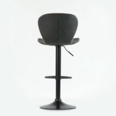 Барный стул Barneo N-86 Time / Black / VPU Dark Gray Vintage серый винтаж 970-11 в Сысерти - sysert.mebel24.online | фото 2