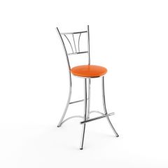 Барный стул Трилогия оранжевый-843 в Сысерти - sysert.mebel24.online | фото