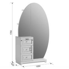 БЕЛЛА Шкаф комбинированный в Сысерти - sysert.mebel24.online | фото 3