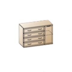 Детская Карина композиция 8 (Гикори Джексон светлый) в Сысерти - sysert.mebel24.online | фото 9