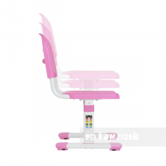 Комплект парта + стул трансформеры Cantare Pink в Сысерти - sysert.mebel24.online | фото 7