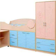 Набор мебели для детской Юниор -12.2 (700*1860) МДФ матовый в Сысерти - sysert.mebel24.online | фото