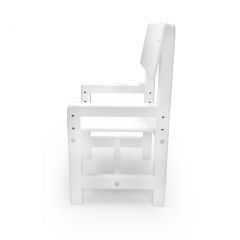 Детский растущий комплект стол и два стула  Я САМ "Лофт" (Белый, Белый) в Сысерти - sysert.mebel24.online | фото 5