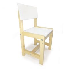 Детский растущий комплект стол и два стула  Я САМ "Лофт" (Белый, Сосна) в Сысерти - sysert.mebel24.online | фото 5