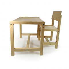 Детский растущий комплект стол и стул Я САМ "Лофт" (Береза, Сосна) в Сысерти - sysert.mebel24.online | фото 2