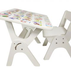 Детский растущий стол-парта и стул Я САМ "Умка" (Алфавит) в Сысерти - sysert.mebel24.online | фото 3