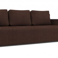 Диван Алиса 4 Shaggy CHOCOLATE - Teos Dark Brown в Сысерти - sysert.mebel24.online | фото