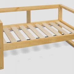Диван двухместный DEmoku Д-2 (Серебристо-серый/Белый) в Сысерти - sysert.mebel24.online | фото 3