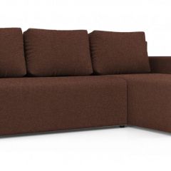 Диван угловой Алиса 3 Bahama CHOCOLATE - Teos Dark Brown в Сысерти - sysert.mebel24.online | фото