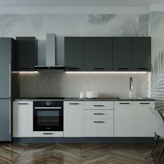 Кухонный гарнитур Лофт 2800 (Стол. 26мм) в Сысерти - sysert.mebel24.online | фото