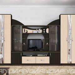Гостиная Аллегро с 2 шкафами вариант-5 (венге/дуб белфорт) в Сысерти - sysert.mebel24.online | фото