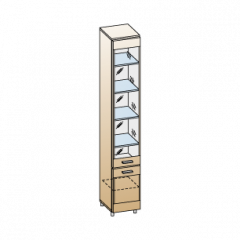 Гостиная Камелия Композиция 1 (Гикори Джексон светлый) в Сысерти - sysert.mebel24.online | фото 3