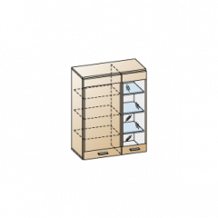 Гостиная Камелия Композиция 1 (Гикори Джексон темный) в Сысерти - sysert.mebel24.online | фото 9