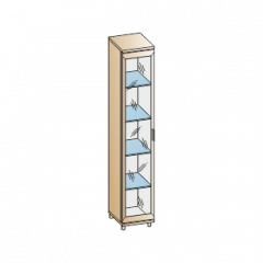 Гостиная Мелисса Композиция 10 (Акация Молдау) в Сысерти - sysert.mebel24.online | фото 3