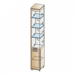 Гостиная Мелисса Композиция 11 (Акация Молдау) в Сысерти - sysert.mebel24.online | фото 3