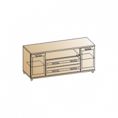 Гостиная Мелисса Композиция 4 (Гикори Джексон светлый) в Сысерти - sysert.mebel24.online | фото 4