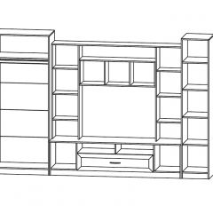 ПРАГА Гостиная (модульная) в Сысерти - sysert.mebel24.online | фото 2