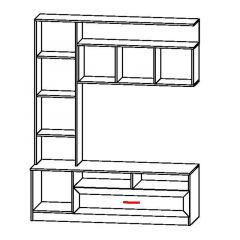 ПРАГА Гостиная (модульная) в Сысерти - sysert.mebel24.online | фото 7