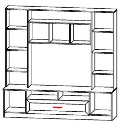 ПРАГА Гостиная (модульная) в Сысерти - sysert.mebel24.online | фото 3