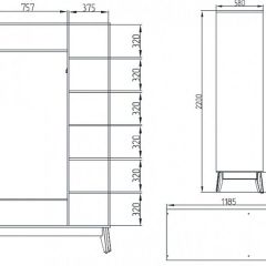 КАЛГАРИ МС Спальный гарнитур в Сысерти - sysert.mebel24.online | фото 17