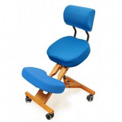 Коленный стул со спинкой Smartstool KW02В + Чехлы в Сысерти - sysert.mebel24.online | фото 2