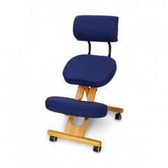 Коленный стул со спинкой Smartstool KW02В + Чехлы в Сысерти - sysert.mebel24.online | фото 3