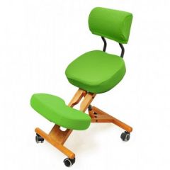 Коленный стул со спинкой Smartstool KW02В + Чехлы в Сысерти - sysert.mebel24.online | фото 6