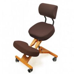 Коленный стул со спинкой Smartstool KW02В + Чехлы в Сысерти - sysert.mebel24.online | фото 7