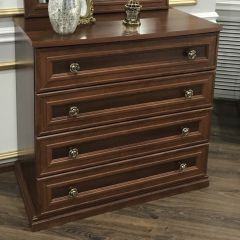 Комод 4 ящика Афина + Зеркало ППУ Афина (караваджо) в Сысерти - sysert.mebel24.online | фото 3