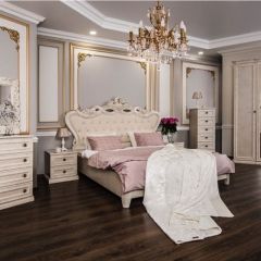 Комод 4 ящика Афина + Зеркало ППУ Афина (крем корень) в Сысерти - sysert.mebel24.online | фото 7