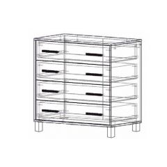Комод 4 ящика "Лофт 8" в Сысерти - sysert.mebel24.online | фото 2