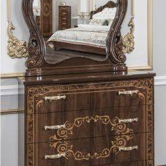 Комод 4 ящика с Зеркалом Патрисия (караваджо) в Сысерти - sysert.mebel24.online | фото