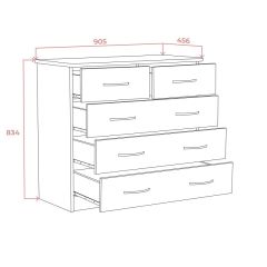 Комод 900 (Дуб сонома светлый) Эко в Сысерти - sysert.mebel24.online | фото 2