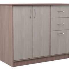 Комод АЛЛА (Ясень шимо светлый/темный) Эко в Сысерти - sysert.mebel24.online | фото