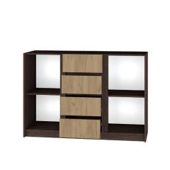 Комод Флоренция (Венге/Дуб Крафт Золотой) в Сысерти - sysert.mebel24.online | фото 2