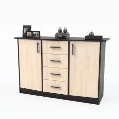 Комод К-2.1 (Венге/Дуб молочный) в Сысерти - sysert.mebel24.online | фото 1