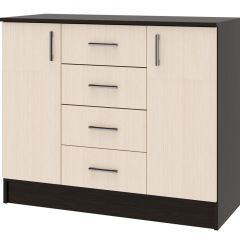СОФИЯ Комод К1000 2Д (венге/дуб белфорт) в Сысерти - sysert.mebel24.online | фото