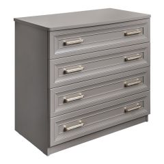 Комод Мокко 4-е ящика (серый камень) в Сысерти - sysert.mebel24.online | фото