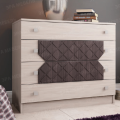 Комод Николь (Ясень Шимо/Лиственница темная) в Сысерти - sysert.mebel24.online | фото