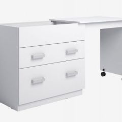 Комод-трансформер, с 2мя ящ. (Белый) в Сысерти - sysert.mebel24.online | фото 2