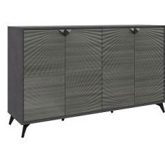 Комодино ПМ-390.03 Комод (ЛДСП Матера/МДФ Санторини темный) в Сысерти - sysert.mebel24.online | фото 2