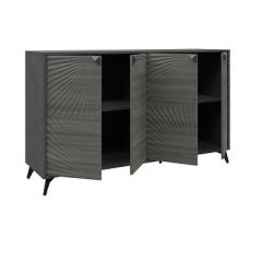 Комодино ПМ-390.03 Комод (ЛДСП Матера/МДФ Санторини темный) в Сысерти - sysert.mebel24.online | фото 3