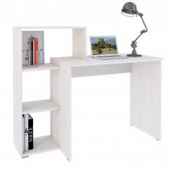 Компьютерный стол №10 (Анкор белый) в Сысерти - sysert.mebel24.online | фото 2