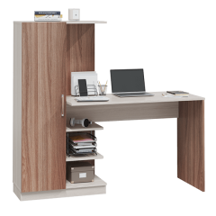 Стол компьютерный Софт (УНИ) Ясень темный/светлый в Сысерти - sysert.mebel24.online | фото 4